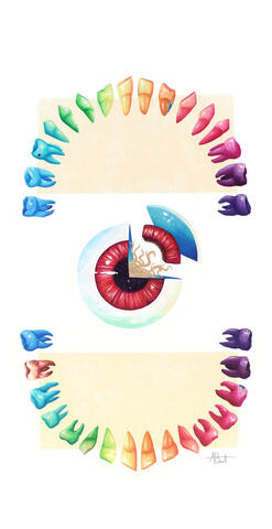 Anatomy #2 - Acrylic Painting Anatomy #2 - Acrylic Painting