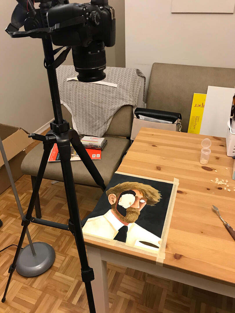 Stop motion setup Stop motion setup
