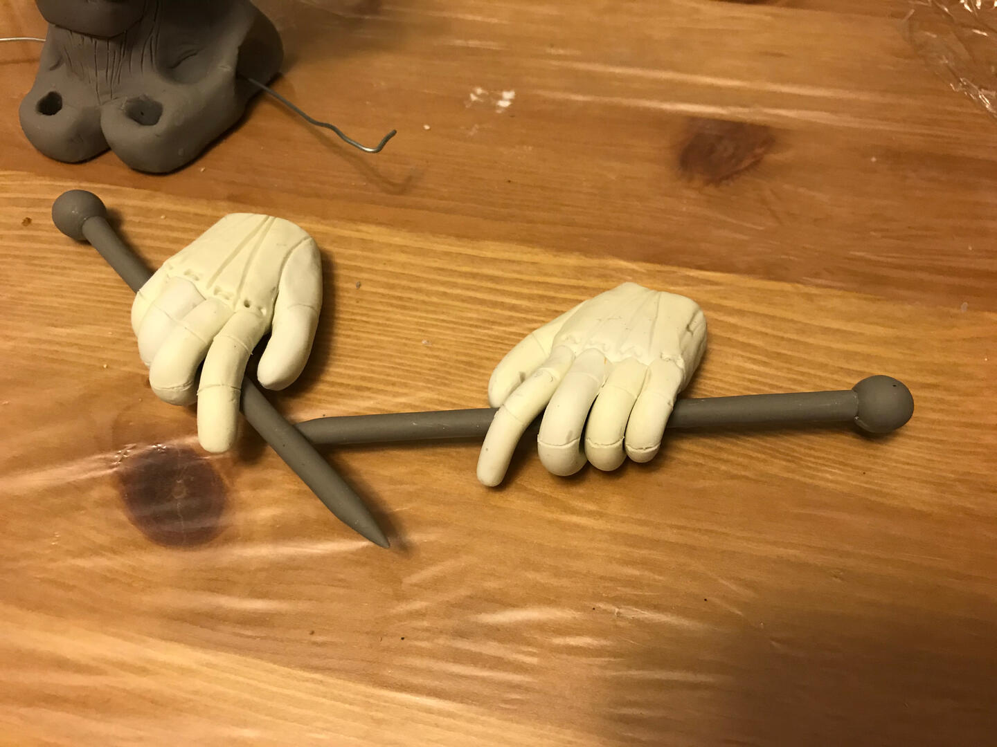 Clay hands Clay hands